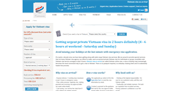 Desktop Screenshot of e-vietnamvisa.com